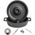 thumbnail image 1 of Cauldron Pot for Cooking - Non-Stick Cookware with Handle, Cast Iron Camp Dutch Oven, Even Heating with Sturdy Design, Cooking Pot for Frying Roasting Stewing Grilling Baking, 1 of 1