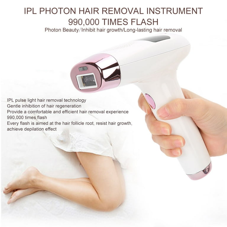 OTVIAP Household Hair Removal Machine Epilator Household IPL Laser Hair Removal Machine Electric Epilator Depilator White US Plug 110 240V