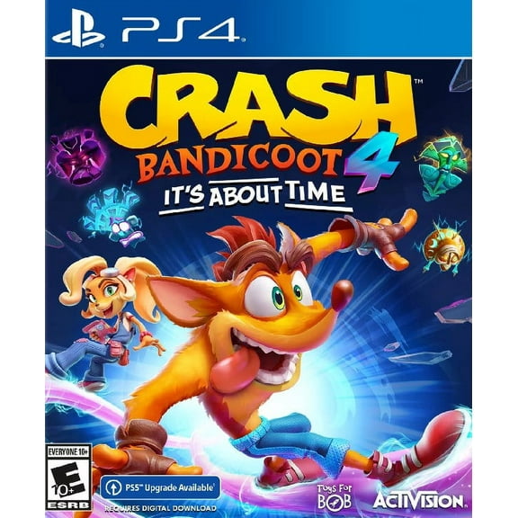 Restored Crash Bandicoot 4 It's About Time (Sony Playstation 4, 2020) Fighting Game (Refurbished)