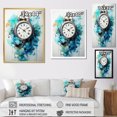 thumbnail image 4 of Designart "Clock Time In Flow II" Fashion Floater Framed Wall Art Living Room, 4 of 7