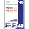MetroPCS $40 Prepaid Payment Card