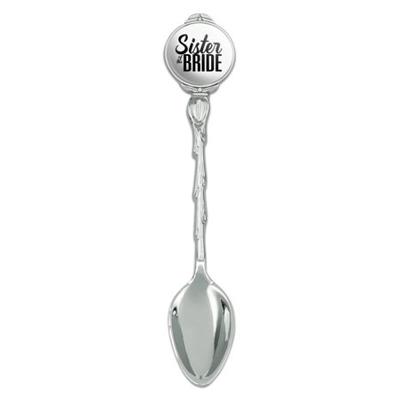 

Sister of the Bride Wedding Novelty Collectible Demitasse Tea Coffee Spoon
