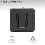 VIVO Sturdy Plastic Polymer RV TV Mount, VESA 100x100mm Mounting Pattern