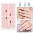 thumbnail image 2 of Renxiaooo Nail Stickers Pink Style Full Wraps Polish Stickers Self-Ashesive Nail Sticker Sets For Women Girls Color Street Glitter Nail Strips, 2 of 7