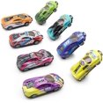 thumbnail image 1 of SUYPAY Pull Back Cars - Flip Crash Car 8 Cars Gift Pack Cars Toys for 4-10 Year Old Boys - Toy Vehicles Birthday Toy Car Set for Indoor Outdoor Gifts, 1 of 4