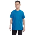 thumbnail image 1 of Hanes 54500 Youth Tagless T-Shirt - Sapphire - X-Small, 1 of 1