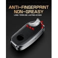 thumbnail image 4 of 2023 Metal Key Fob Cover for BMW 7 Series X7 i7 iX XM 2024 X5 Accessories Leather Remote key Shell 4 Button, 4 of 7