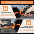 Flow Battery Controller Battery Operated Liquid Transfer Pump 2.2GPM Adjustable Flow Control 1 ...
