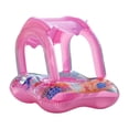 thumbnail image 2 of Flotador de piscina divertido con dosel, flotador inflable de dibujos animados para nadar, juguete acuático para parque acuático, playa al aire libre Con asa sin campana, 2 of 9