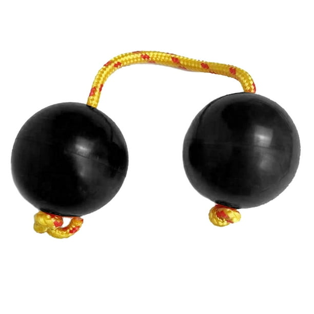 Bola de Percusión Zulema 1 par Musical Fingertip Ball Doble Calabaza Negro