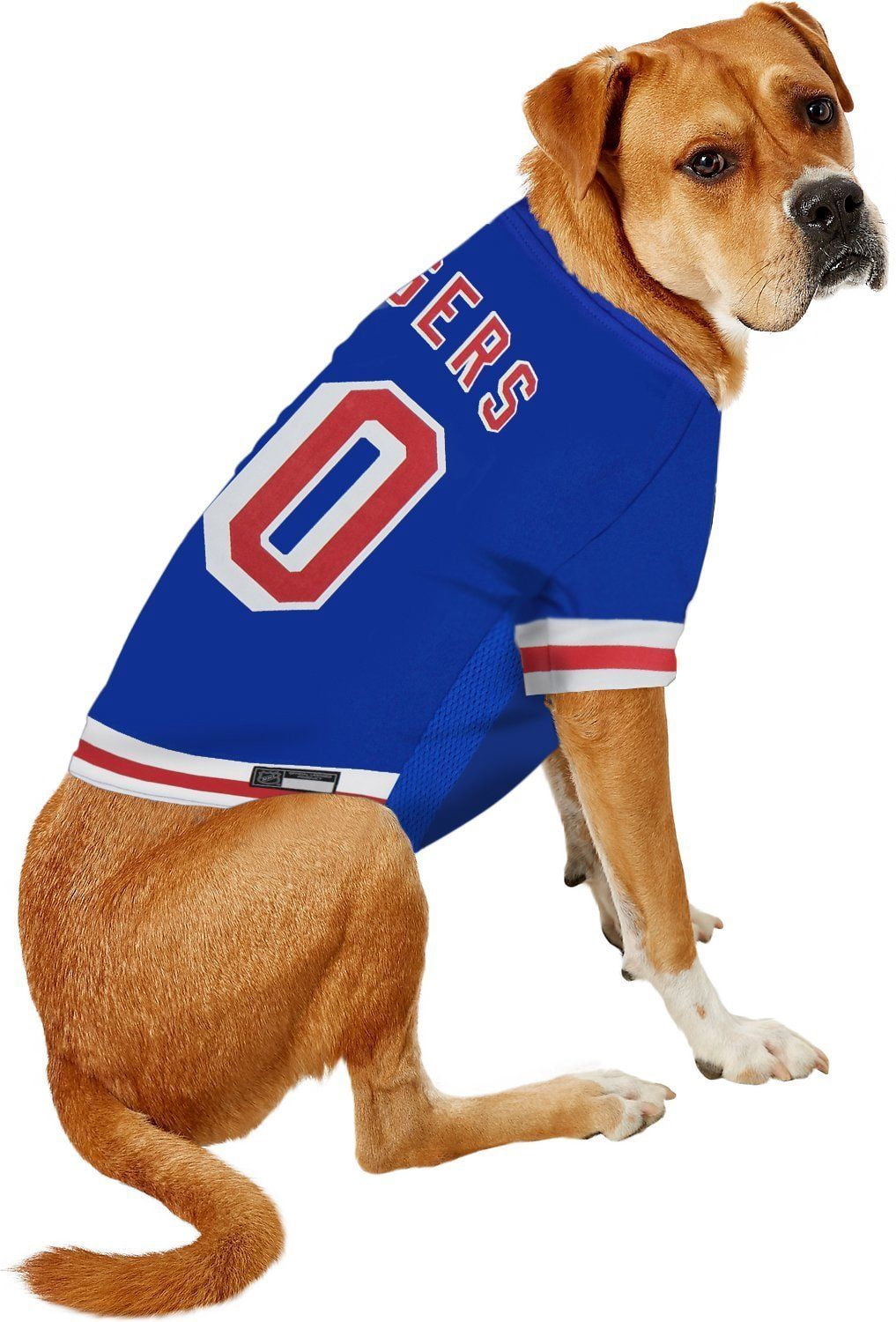 Pets First NHL New York Rangers Mesh Jersey for Dogs and Cats - Licensed