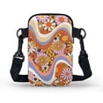 thumbnail image 2 of HELLHERO Crossbody Sling Bags for Adults Outdoor Daily Use Deep Red Roses Underarm Shoulder Bag Double Layer, 2 of 7
