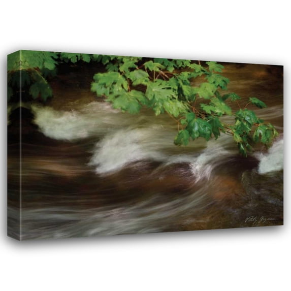 Vitaly Geyman 18x14 Gallery Wrapped Canvas Wall Art Titled - Soothing Waters XV