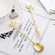 thumbnail image 4 of Gold Plated Stainless Steel Mini Coffee Espresso Spoon, Set of 8, 4.9 inch (Gold spoons), 4 of 4