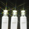thumbnail image 4 of Novelty Lights 50 Light LED Twinkle Christmas LED Mini Light Set, Outdoor Curtain Fairy Wedding String Lights, Non-Connectable, Warm White, White White, 50 Feet, 4 of 5