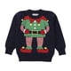 thumbnail image 1 of Suéter Para Niños, Bebés, Niñas, Niños, Navidad, Papá Noel, Suéter De Punto, Suéter, Tops, Azul Oscuro Odeerbi LM103-3072, 1 of 6