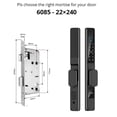 thumbnail image 1 of Waterproof Smart Door Lock Fingerprint APP Password RFID Card Keyless Digital Electronic Lock Aluminum/s Sliding ,Easy Installation, 1 of 6