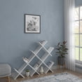thumbnail image 2 of Ada Home Decor 8 Tier Tree-Shape Open Shelf Bookcase, White, 2 of 7
