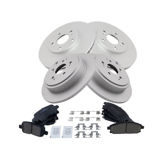 Front and Rear Brake Pad and Rotor Kit - Compatible with 2003 - 2006 Acura MDX 2004 2005