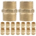 thumbnail image 3 of Homoyoyo Galvanized Iron Hose Connectors Fittings Water Pipe Repair Kit 20 Pieces Plumbing Parts, 3 of 8