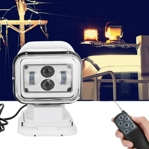 WLED Light,Waterproof 60W LED Light Work Light Remote Control Searchlight Smart Functionality