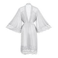 thumbnail image 7 of Women's Pajamas Ladies Suit Thin Lace See Through Dress Mesh Robe Lingerie Pajamas for Women, 7 of 7