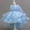 Blue#2, variant on Middle Large Children's Sequined Mesh Softness Fabric Solid Color Princess Dress Sequins Catch Light Fits Special Events(Pink#2,2 Years)