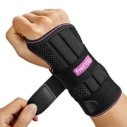 FREETOO Wrist Brace for Carpal Tunnel Relief Night Support , Maximum Support Brace with 3 Stays for Women Men , Adjustable Wrist Support Splint for Right Left Hands for Tendonitis, Arthritis ,