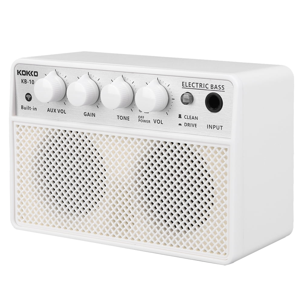 Yucurem Electric Bass Amplifier Bt Small Speaker Mini Bass Amplifier For Electric Bass Guitar Essential (A)