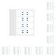 thumbnail image 1 of Guardurnaity Kit de cinta elevadora de cara en forma de V, doble barbilla, arrugas, flacidez, levantamiento fino, levantamiento suave, pegatinas 40 piezas 10piezas, 1 of 6