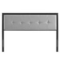 thumbnail image 5 of Modway Teagan Tufted Full Headboard in Black Light Gray, 5 of 7