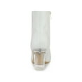 thumbnail image 2 of Unique Bargains Bottines à Paillettes à Talon Bloc Transparent pour Femme Blanches (Taille 8), 2 of 7