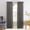 Steel Gray, variant on Sun Zero Kylee 2-pack Energy Saving Rod Pocket Curtain Panel, Gray, 54"W x 63"L (2 Panels)