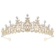 thumbnail image 1 of KAKOWELY Tiara Corona de diamantes de imitación para mujer, diadema brillante para novia y boda, 1 of 4