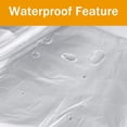 thumbnail image 4 of Disposable Plastic Body Wrap: 50PCS Sauna Blanket Liners Sauna Bag for Spa Room, 4 of 7