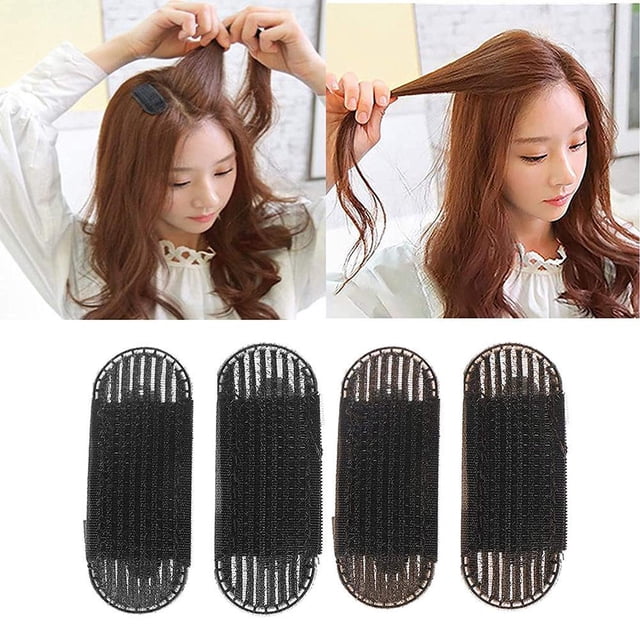 Bangs Mat Hair Clips Hair Bump Base 4Pcs Bangs Mat Hair Clips Sponge Bump It Up Volume Base Hair Inserts Hair Pins