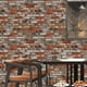 thumbnail image 3 of Azulejo de pared de PVC para salpicaduras, 20 hojas, autoadhesivo rústico, para cocina, baño, chimenea, dormitorio, mosaico Vintage, 10x10cm, 3 of 8