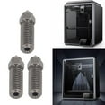 thumbnail image 1 of 3PCS Hardened Steel Nozzles HighNozzle Kit 3D Printer Extruder Nozzle for Sv06 Plus 1.75mm Filament, 1 of 8