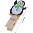 thumbnail image 2 of HTOOQ 10PCS Mini Photo Clips HTOOQ Wooden Craft Clothespins Animal Photo Pegs Holder Family Picture Collages Decoration Picture 6, 2 of 7