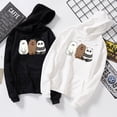 thumbnail image 4 of Tres Osos Sentados Impresos Tops Más Sudaderas De Terciopelo Con Capucha Ropa De Pareja Manga Larga Otoño Invierno Streetwear Chaquetaspangjing, 4 of 4