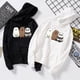 thumbnail image 4 of Tres Osos Sentados Impresos Tops Más Sudaderas De Terciopelo Con Capucha Ropa De Pareja Manga Larga Otoño Invierno Streetwear Chaquetaspangjing, 4 of 4