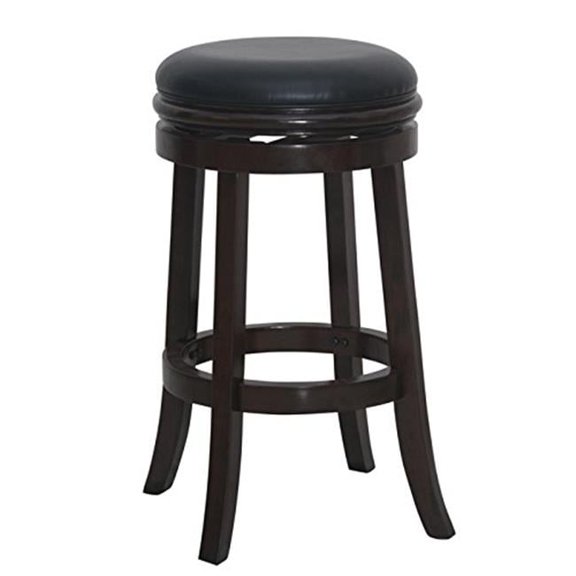 Boraam Industries 29 in. Boraam Backless Barstool, Cappuccino