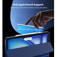 thumbnail image 6 of TiMOVO for iPad Air 13 Inch Case M2 2024, Slim Stand Cover for iPad Air 13-inch, Support Touch ID, Auto Wake/Sleep Smart Shell with Translucent Back, iPad Air 13 Case - Navy Blue, 6 of 7