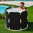 thumbnail image 2 of Costway Foldable Ice Bath Tub with Plunge Pool for Recovery Cold Water Therapy Training, 2 of 10