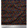 thumbnail image 1 of Soimoi Georgette Viscose Fabric Trophy,Timer Clock & Basketball Sports Decor Fabric Printed Yard 42 Inch Wide, 1 of 1