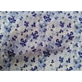 thumbnail image 5 of oneOone Cotton Poplin Royal Blue Fabric Floral & Greenery Quilting Supplies Print Sewing Fabric By The Yard 56 Inch Wide-YA, 5 of 6