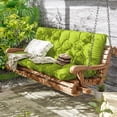 thumbnail image 2 of Kimunuk Outdoor Porch Swing Cushion, 60" X 40" X 5" Waterproof Bench Chair Replacement Cushion with 6 Ties for Patio, Grass Green, 2 of 7