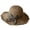 Coffee, variant on SAWOBUUN Women Foldable UV Protection Bowknot Wide Brim Floppy Beach Sun Visor Hats Breathable Summer Straw Hat