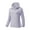 Purple, variant on UPF 50 Hoodie for Women, Removable Hooded Long Sleeve Fishing Hiking Cycling Jacket, Breathable Moisture Wicking