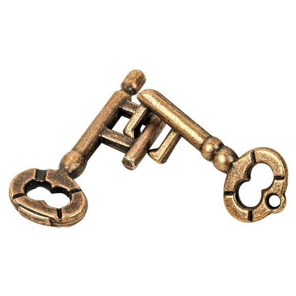 Key Lock Puzzle Vintage Classic Metal Brain Teaser IQ Test Toys For Adults Kids Game for Kids 2 Years Old Circuit Maze Jr Coordination Games for Toddlers 100 Chart Game Building Games for Kids Ages